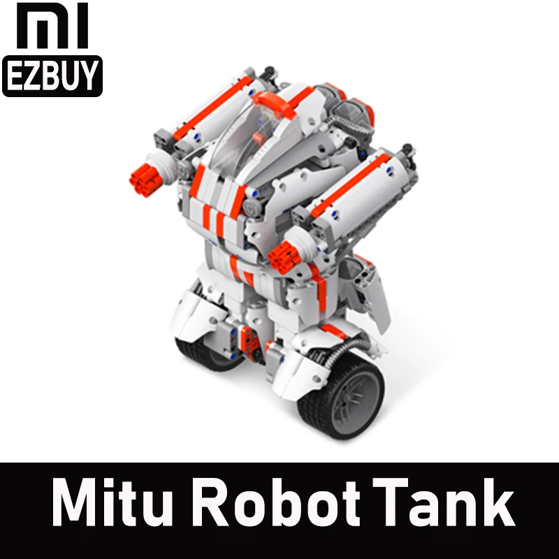 Глобальная версия Xiaomi Mitu Робот Танк Mecha гусеничный строительные блоки робота