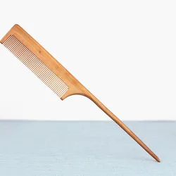 Anti-Static Natural Sandalwood Combs Portable Hair Salon Wood Comb Rat Tail Brush Hairdressing Styling Tool Hair Care Hair Comb