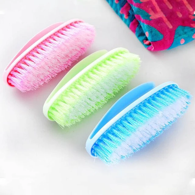 1Pcs Random Color Scrub Brush Multipurpose Laundry Cleaning Brush Clothes Washing Brushes with Handle, Size: 15.8