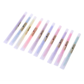 

10Pcs Fluorescent Pen Mild Liner Highlighters Color Marker Pen School Supplies