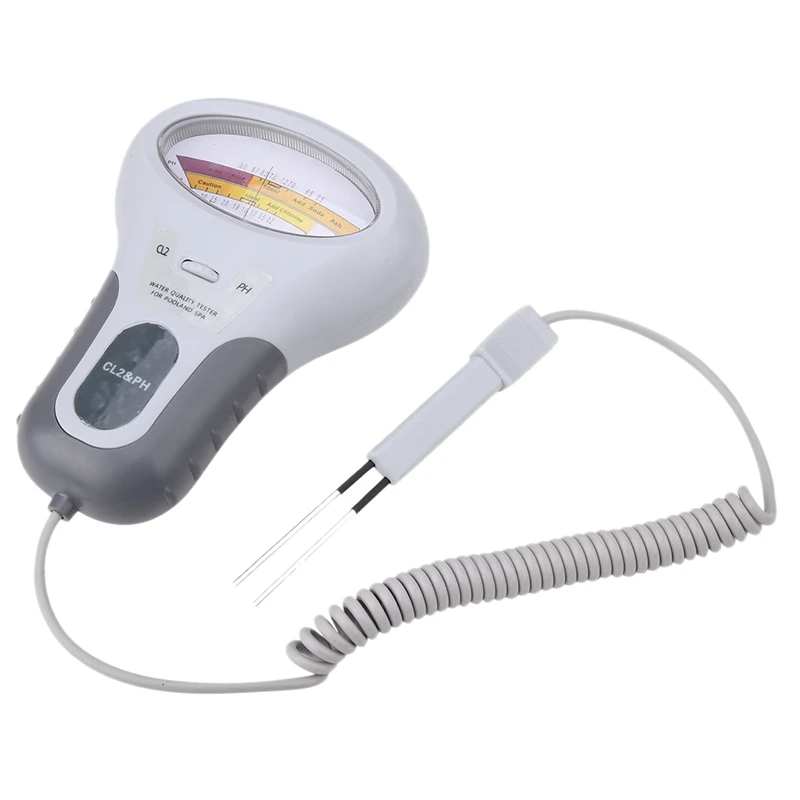 

2 In 1 Water Quality Ph And Chlorine Level Cl2 Tester Meter For Swimming Pool