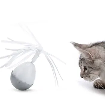 

Pet Toys Dog Cat Puzzle Toys Electric Tumbler Rotation Ball ABS Material 2 Detachable Heads Rotation Ball P7Ding