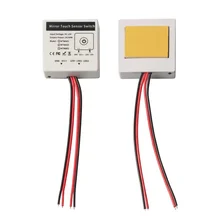 

Glass mirror 12V 36W 60W 5A touch dimmer smart mirror touch switch sensor bathroom mirror LED light