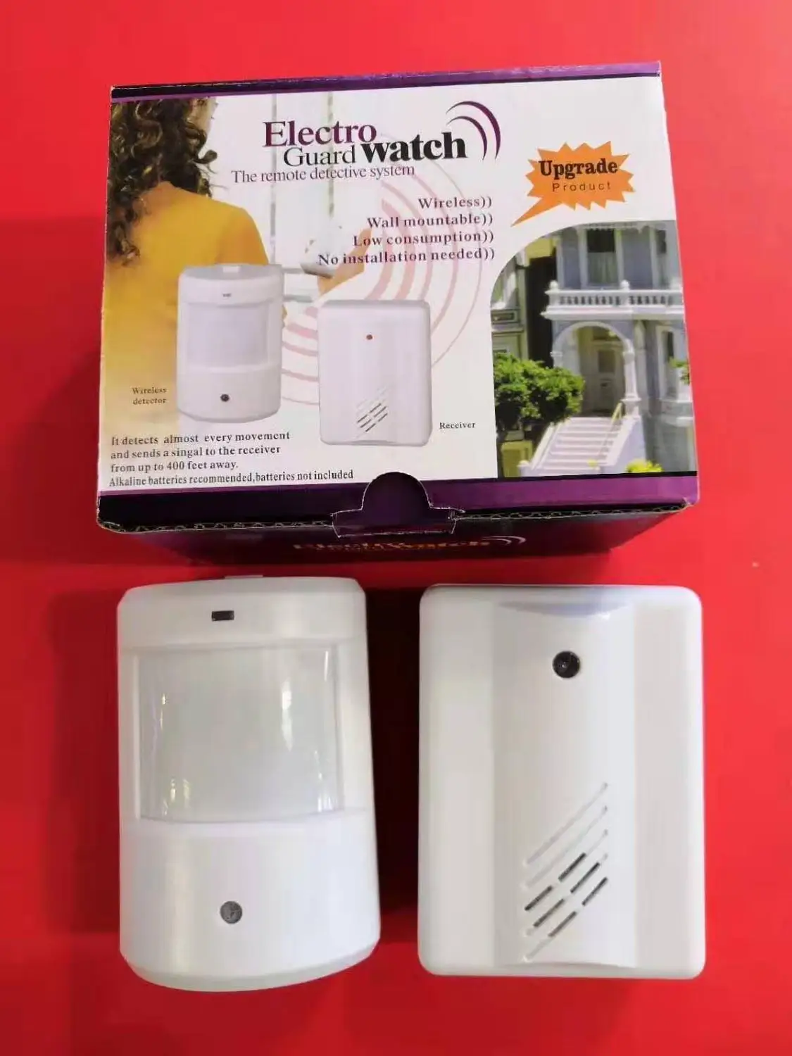 

Wireless Infrared PIR Doorbell Entry Welcome Chime Motion Detector Wireless Motion Alarm Sensor
