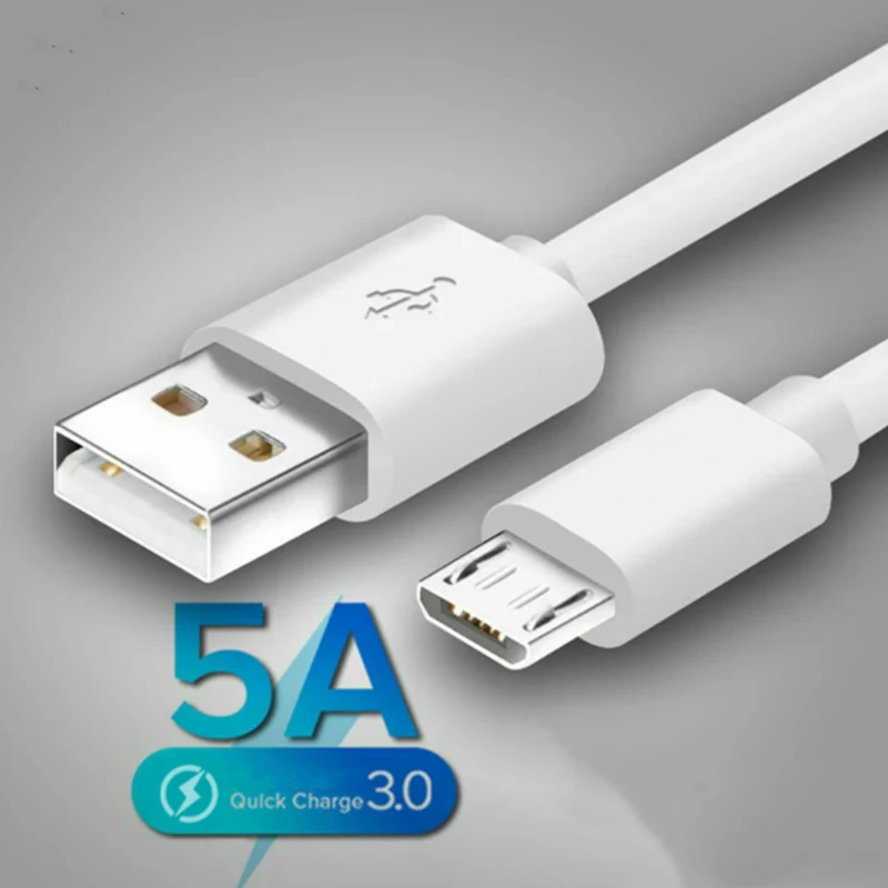 Cable Micro Usb 5a 1 Metro Carga Rápida Xiaomi Samsung Moto