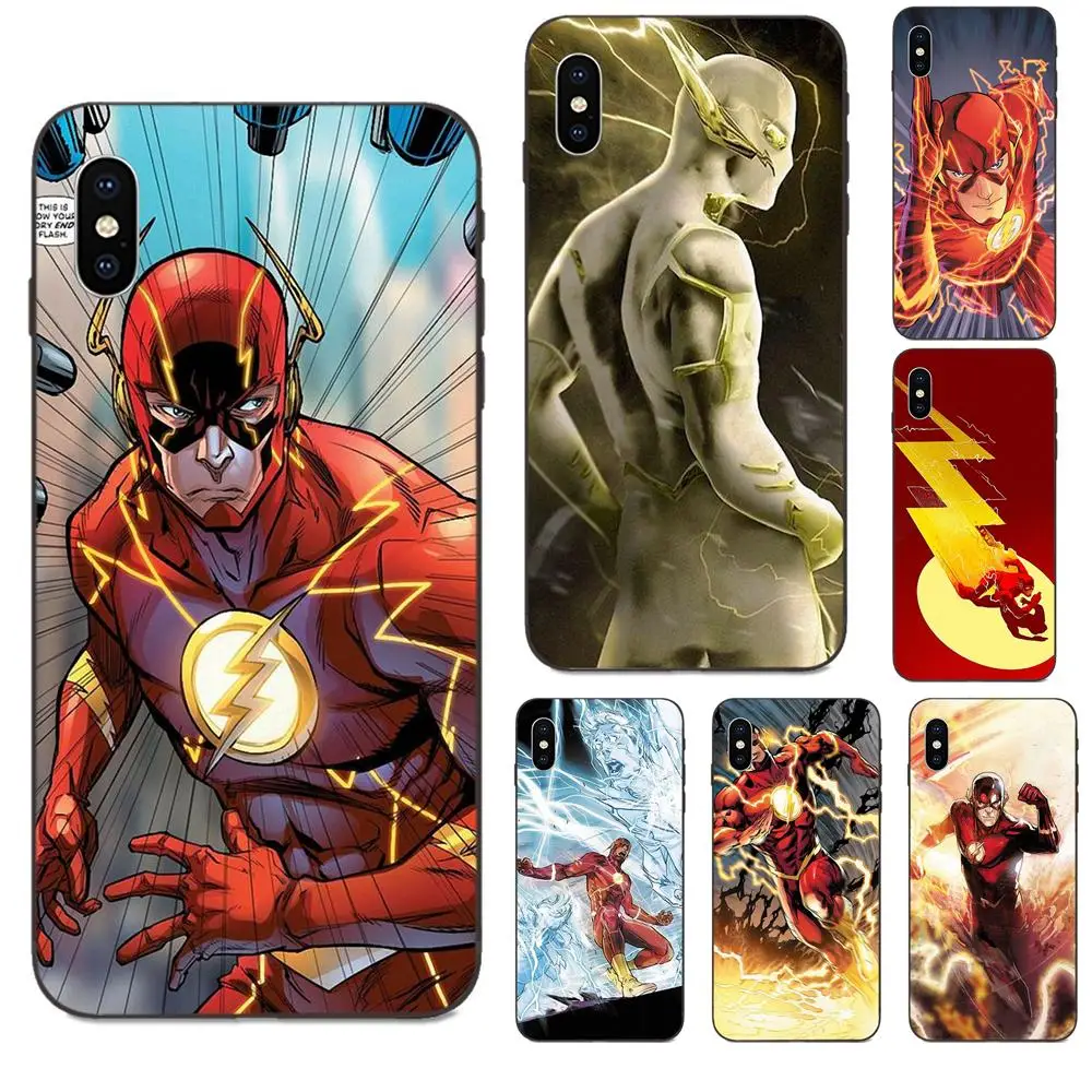 Мягкие чехлы для Xiaomi Redmi Note 3 S 4 4A 4X 5 5A 6 6A 7 7A K20 Plus Pro S2 Y2 Y3 Skin The Flash Comic Hero | Мобильные