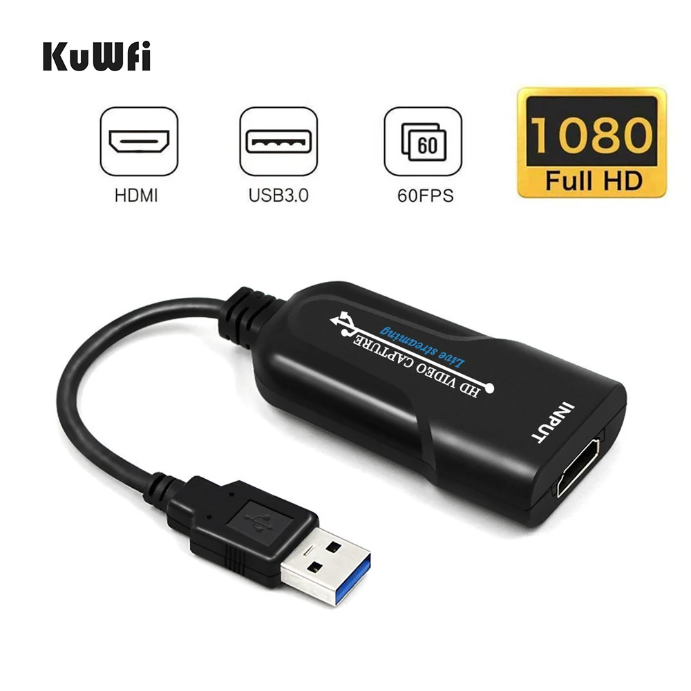 PH4SBD Capture Card USB 3.0 Video Capture Card 1080P 60fps HDMI to USB  Adaptor HD Game Capture Stream Record Monitor Video Capture Card Streaming  Devi