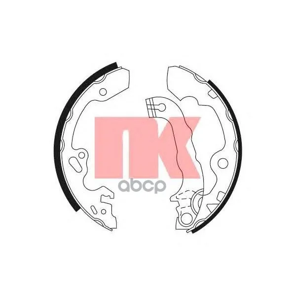 Колодки Торм.Бар.Ford Focus 1.4-2.0 98-04 Nk 2725632 Nk арт. 2725632