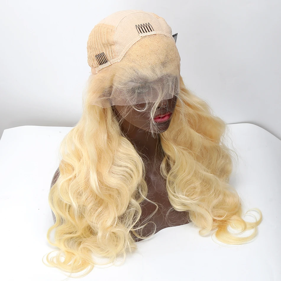 Rosabeauty прозрачные 613 светлые парики на кружеве для черных женщин объемные волнистые предварительно выщипанные с детскими волосами человеческие волосы полностью кружевные парики
