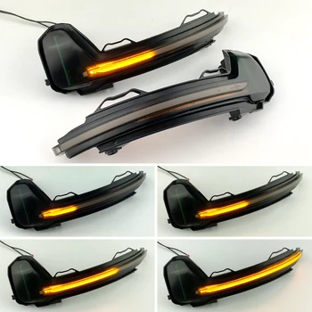 

2pcs For VW Volkswagen Tiguan MK2 2017 Touareg MK3 2019 LED Dynamic Turn Signal Light Side Rearview Mirror Indicator Sequential