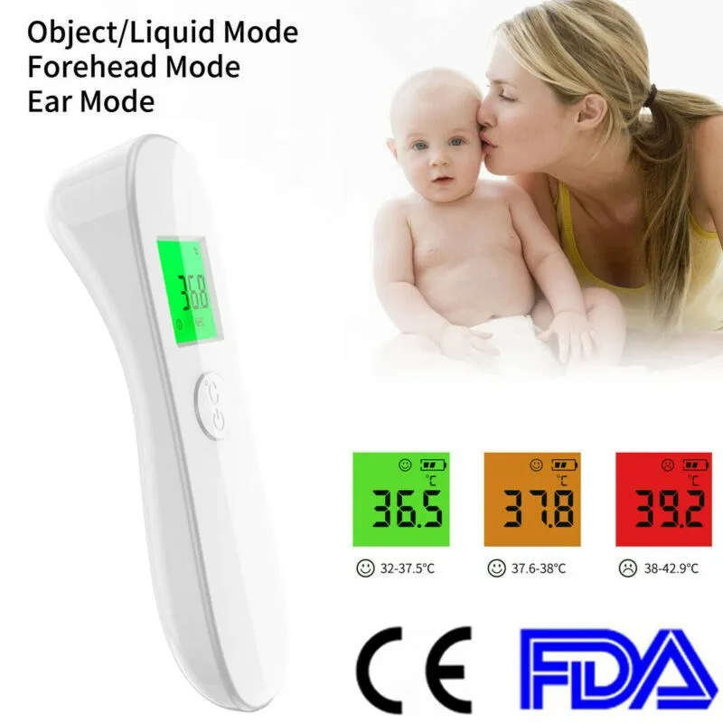 

Infrared Digital Baby Adult Forehead Thermometer No Touch Temperature Gun Health