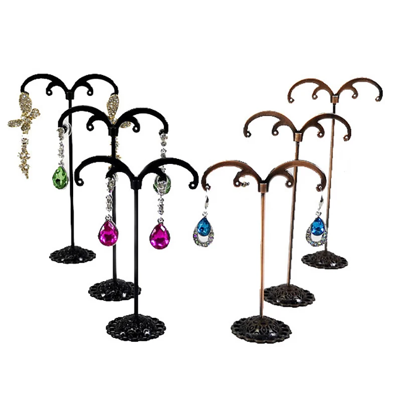 3Pcs/set Portable Earring T-Bar Display Stand Jewelry Rack Metal Stud Organizer Holder | Украшения и аксессуары