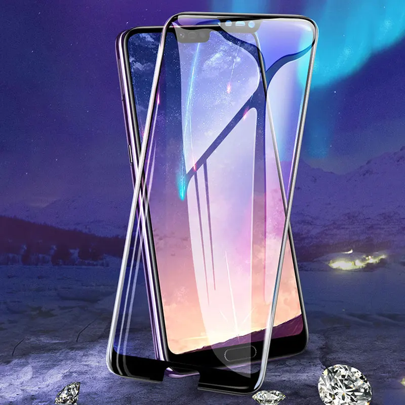 Для Honor 10 Защитное стекло для экрана Huawei закаленное полное покрытие защитное
