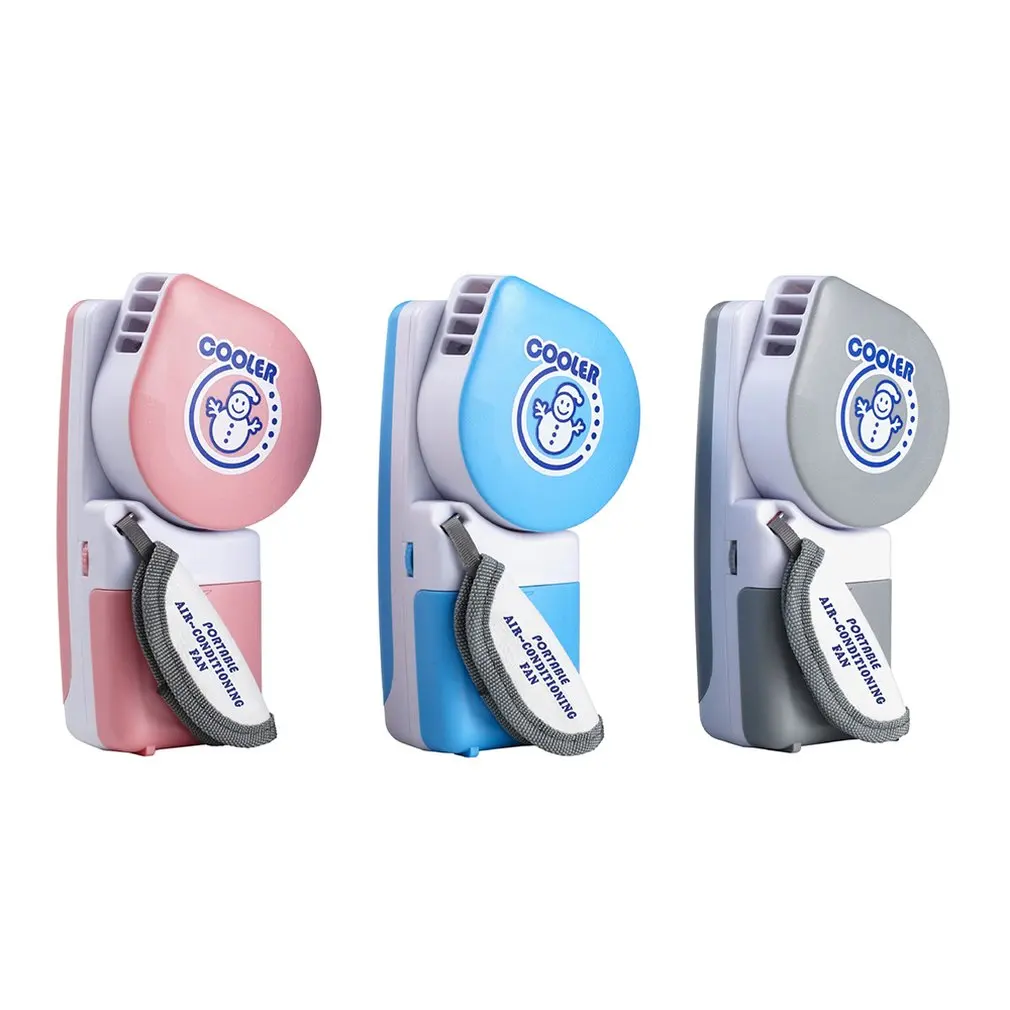 USB Small Size Travel Handheld Electric Fan Air Conditioner Cooler Cooling Fan for Summer Desk Table