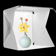 

LED Folding Photo background light box Softbox with 2Pcs Photography lamp for photo studio for Photography backdrops for YouTube