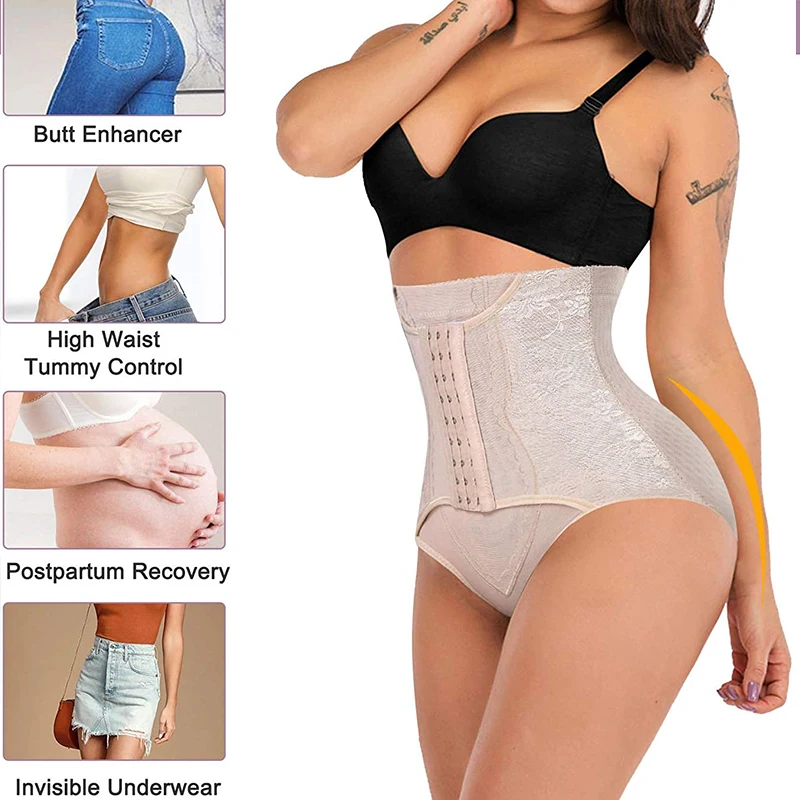 GUUDIA Tummy Control Panties Shapewear for Women Waist Cincher Slimmer High Waisted Body Shaper Panty Girdle Waist Trainer spanx shapewear