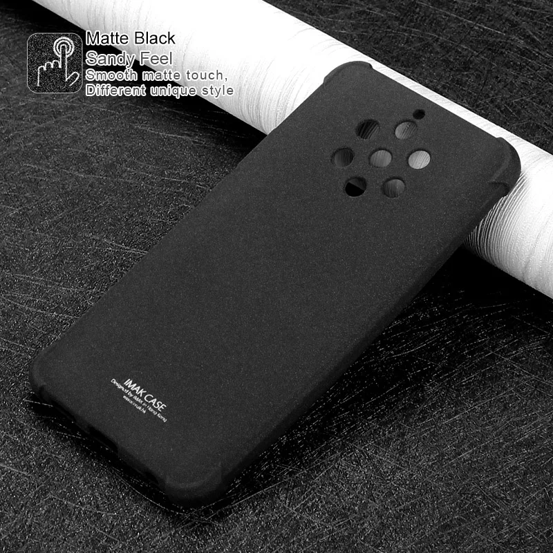 IMAK углы чехол с "воздушной подушкой" для Nokia 9 PureView мягкий TPU чехол s для NOKIA9 полное покрытие матовый прозрачный корпус