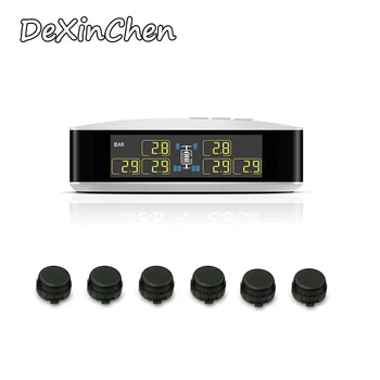 

Tire Pressure Monitor System Smart Car TPMS Auto Security Alarm Systems Tyre Pressure Warning