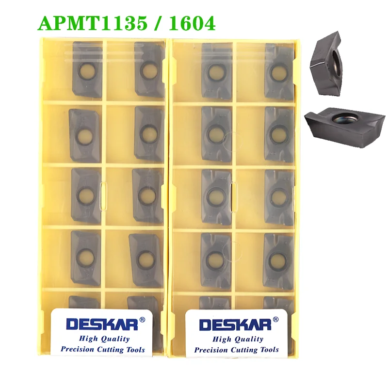 

Токарный станок APMT1604 APMT1135 PDER M2 H2 XM LF6018 DESKAR, токарный станок с ЧПУ, токарные инструменты APMT 1604, лезвие фрезы из нержавеющей стали