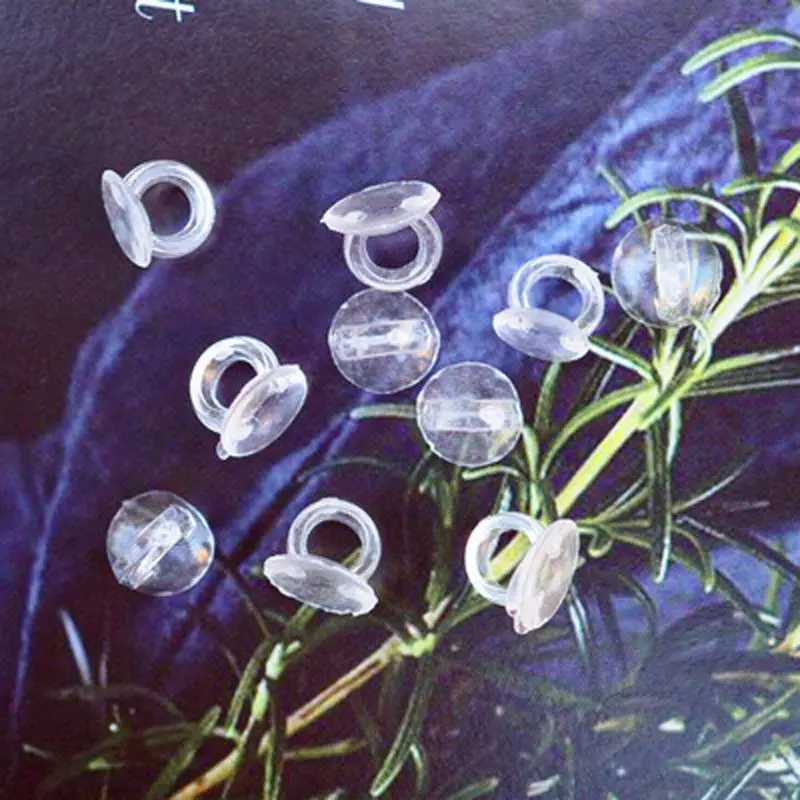 

10Pcs Invisible Clear Screw Eye Pins Keychain Converters Resin Jewelry Findings