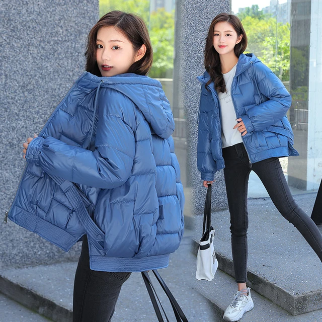 Women Down Padded Jacket 2021 Autumn Winter Fashion Women Plus Size Coat  Ladies Loose Thick Hooded Cotton Padded Coats - Parkas - AliExpress