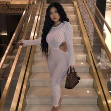 Simenual Fitness Sexy Hot Skinny Rompers Womens Jumpsuit Fashion Autumn Long Sleeve Side Hollow Out Jumpsuits 2019 Active Wear Simenual Fitness Sexy Hot Skinny Rompers Womens Jumpsuit Fashion Autumn Long Sleeve Side Hollow Out Jumpsuits 2019 Active Wear