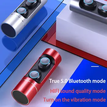 

TWS Wireless Earphone Mini True Bluetooth 5.0 Stereo Earphones In-Ear Headset High HiFi Sound Quality Handfree