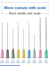 

2022 High Quality Micro Cannula For Dermal Filler Wholesal Micro Cannula Needle 18G21G22G23G25G27G30G
