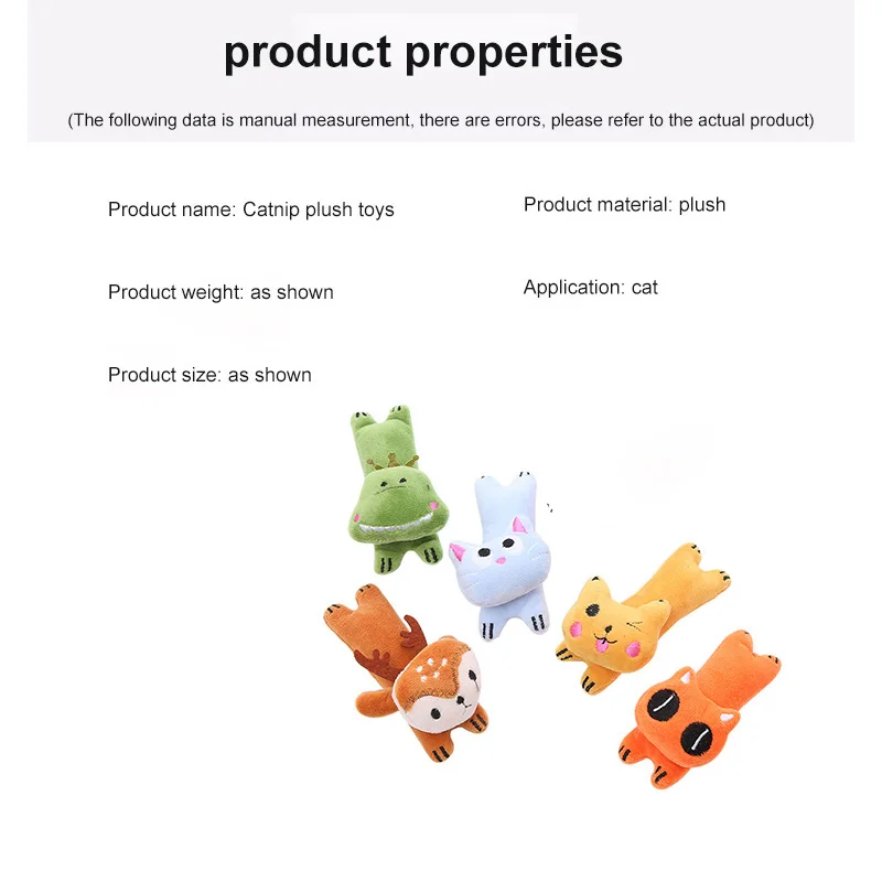 1PCS Cat Toys Animal Modeling Toys Funny Interactive Plush Cat Toy Pet Kitten Chewing Vocal Toy Thumb Bite Cat Mint Cat Supplies