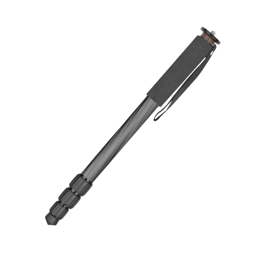 Черный DIFUN C-324 67 дюймов монопод из углеродного сплава для Dslr камеры селфи палка фото стенд фотографии аксессуары 1/" 3/8" резьба Универсальный - Цвет: Черный
