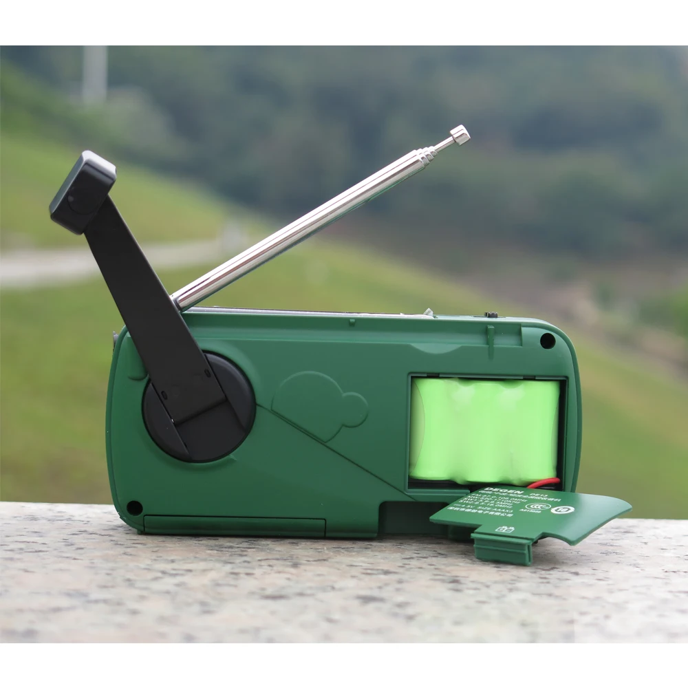 Alimentar o Seu Chamada para Ajuda Adequado para Aventuras Selvagens em Uma Degen Lanterna Alarm Clock Rádio Pode Telefone Emergência De13 fm Sun - Image 4