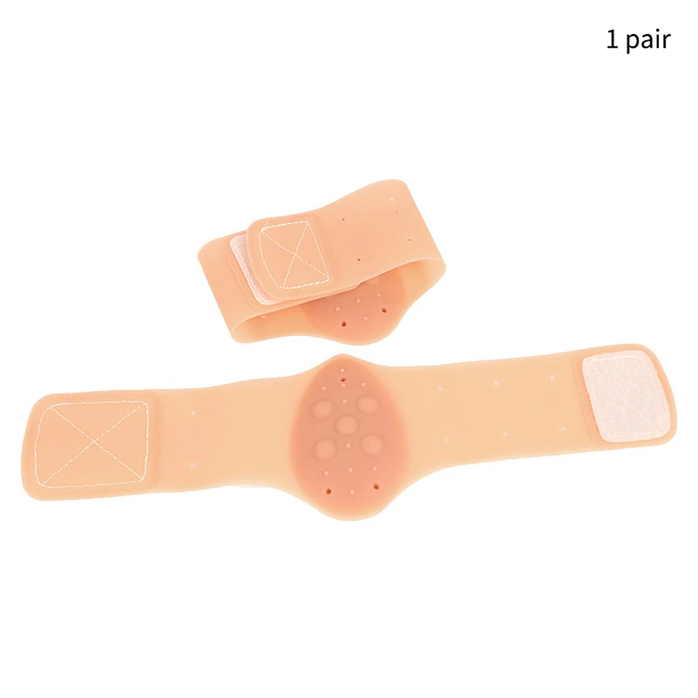 

1 Pair Insoles Reusable Soft Arch Support Relieve Stress Foot Care Silicone Protection Shock Absorption Corrective Bandage Pads