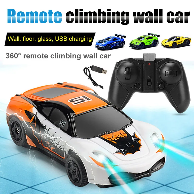 Special Price of  Climbing RC Car Remote Control LED Light Antigravity Electric Toy Kids Gifts HYD88