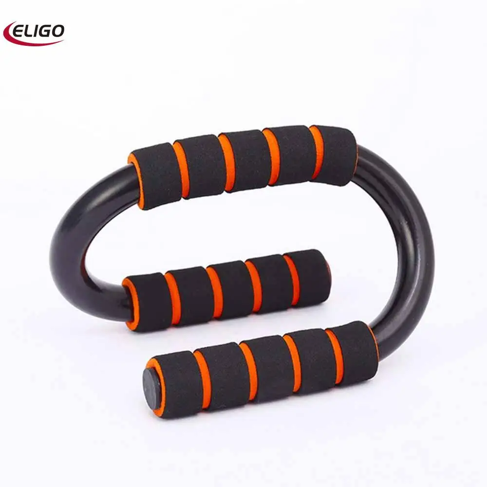 

S Shape Push Up Bars Stand Handle Exercise Training Pushup Chest Arms Tools