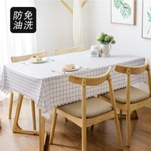 Скатерть из ПВХ с принтом, розовая скатерть для свадьбы, дня рождения, вечеринки, прямоугольная скатерть, водостойкая скатерть