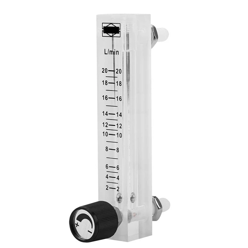 Promotion! Flowmeter LZQ-7 2-20LPM Flow Meter With Control Valve For Oxygen Air Gas | Инструменты