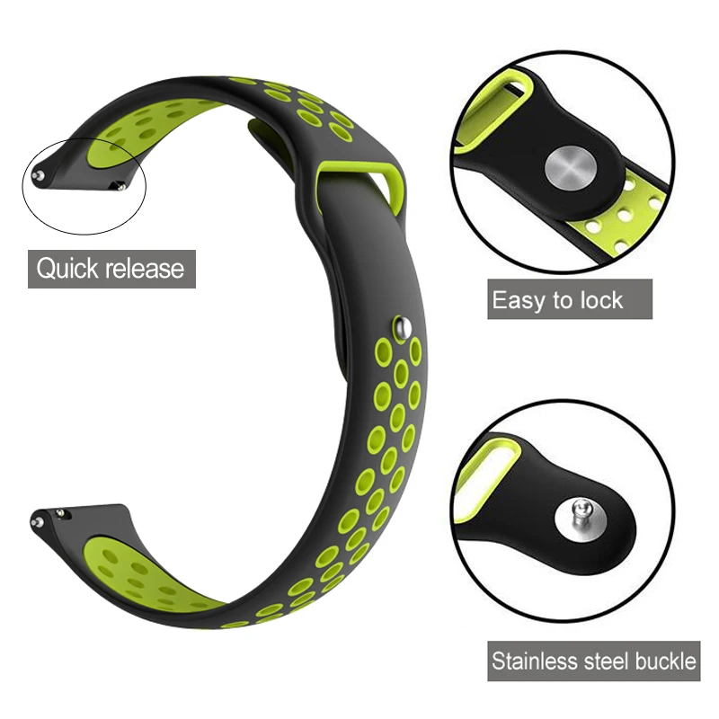 Силиконовый ремешок для часов Ремешок Для Xiaomi Huami Amazfit GTS/GTR 42 мм/GTR 47 мм Смарт часы
