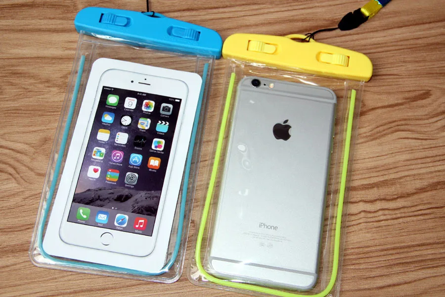 ZOTOBON Floating Airbag Swimming Bag Waterproof Mobile Phone Pouch Cell Phone Case for Swim Diving Surfing Beach Use Bag H62