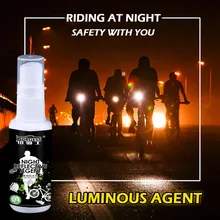 Ночной светоотражающий спрей краска отражающая знак безопасности анти авария езда на велосипеде светоотражающий спрей для ночного велоспорта#5c11