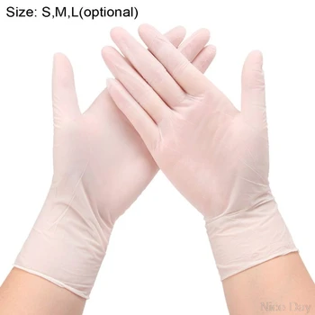 

100pcs 9inch Home Disposable Washing Cleaning Nitrile Gloves Work Safety Gloves M26 20 Dropship