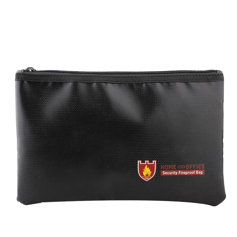 Fireproof Document Bag File Folder Organizer Portable Water Resistant Large Capacity Bill Organizer File Folder desktop with A4 Size 13 Pockets Zipper Closure Pouch Storage