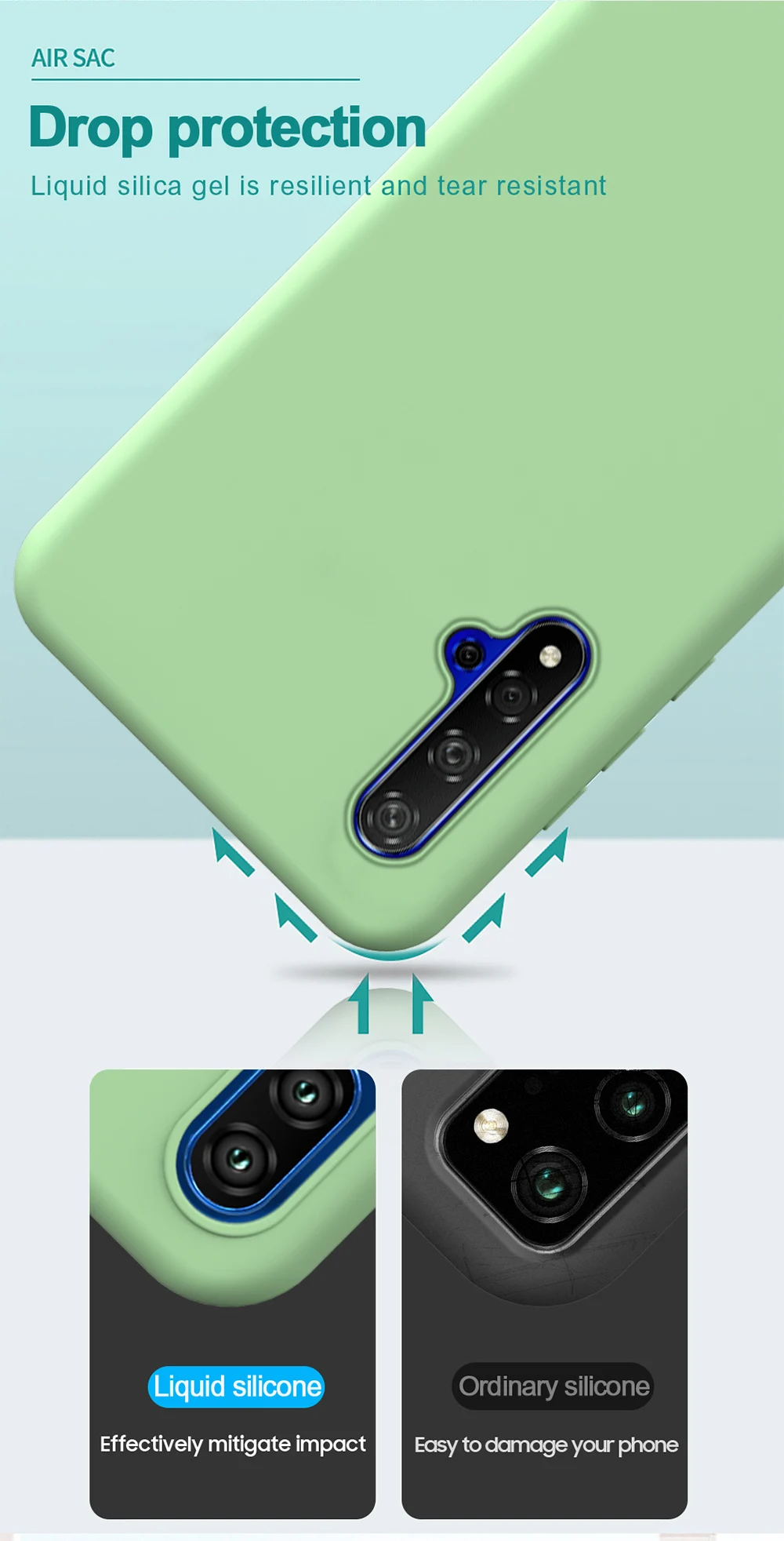 Чехол из жидкого силикона для huawei Honor 20, мягкий чехол для huawei P20 Lite mate 30 20 Nova 6 SE Honor V30 8X20 Pro 10 Lite, чехол