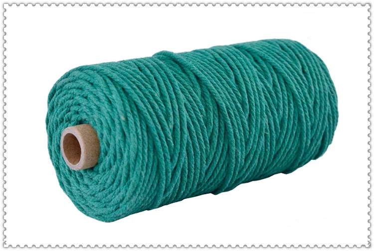 3mm 100% Cotton Macrame Cord Colorful Cord Rope Twisted Macrame String DIY Home Textile Wedding Decorative Tapestry Art 110yards 
