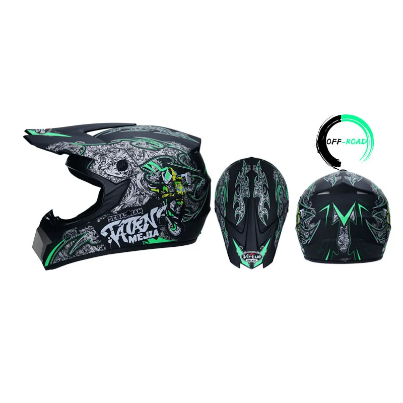 No.22 Бездорожье мото rcycle шлем Casco moto полное лицо мото крест руля Профессиональный мото rbike ATV горные гонки Dirt Bike для мужчин детей - Цвет: No.22