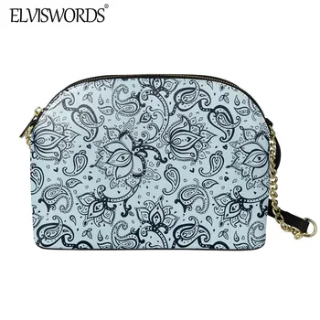 

Boho Mandala Pattern Women's Luxury Shell Bag Durable Leather Shoulder Package 2020 New Stylish Portable Zipper Pouch Mujer