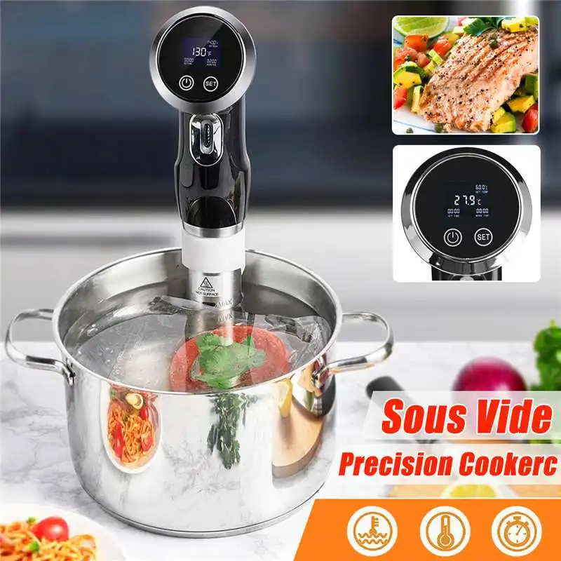 

1500W Vacuum Slow Sous Vide Cooker EU/US Plug 15L Immersion Circulator Machine LCD Digital Timer Stainless Steel for Home Cooker
