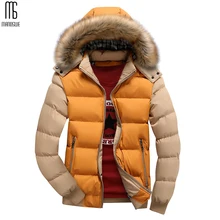 Manoswe, Зимние Модные теплые куртки, Мужская Толстая хлопковая одежда, верхняя одежда, ветровка, качественная куртка, мужские пальто, большие размеры, S-7XL