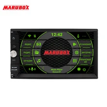 MARUBOX универсальная 2 Din Android 9 4GB 64GB " Полный сенсорный экран gps навигационная система, стереомагнитола радио Автомобильный мультимедийный плеер интеллектуальная система