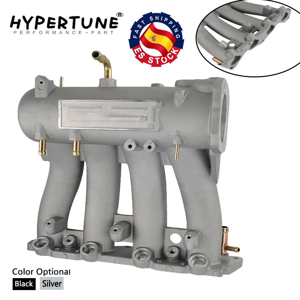 Hypertune алюминиевый впускной коллектор для 1988 2000 Honda Civic CRX Del Sol SOHC D Series CX DX EX GX HT