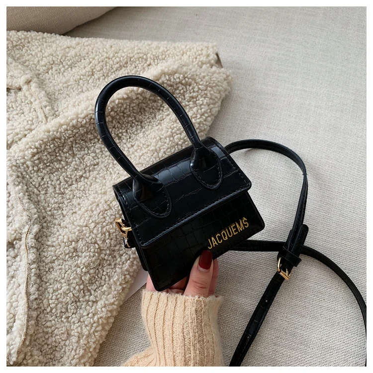 Jacquemus, дизайнерские сумки, известный бренд, женские сумки через плечо, кожа, кожа, Кроко, сумка, маленькая, Bolsa Feminina, красный